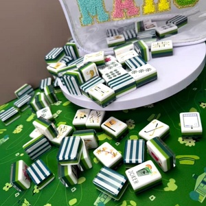 Juego de Mahjong Americano Personalizado de 160 Piezas con Tablero Acrílico, un Regalo de Juego Lujoso y Elegante - Product Image 6