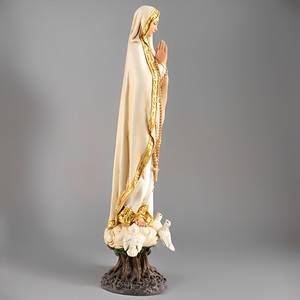 Productos en Stock: Estatua Religiosa Católica Cristiana de Resina de Nuestra Señora de Fátima, 11.22'' de Alto, Modelo Pintado a Mano, Artículo Coleccionable - Product Image 4