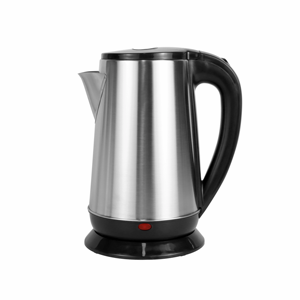 Bouilloire électrique sans fil SMURFETT 201 en acier inoxydable 1,8 L, commande mécanique, base rotative à 360 degrés, pour la maison et l'hôtel - Product Image 1