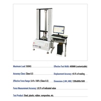Machine d'essai universelle de matériaux, contrôlée par ordinateur et entraînée par un servomoteur, avec extensomètre pour la détection des paramètres mécaniques de tension