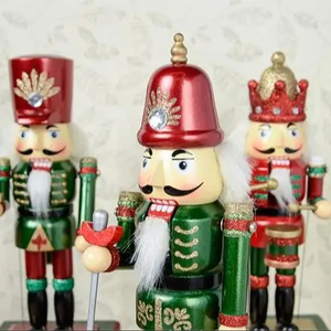 Navidad Ornements Jouet en Bois Instruments de Musique Boîte à Bijoux Musicaux Cadeau de Noël <span class=keywords><strong>Casse</strong></span>-<span class=keywords><strong>Noisette</strong></span> Noël - Product Image 4