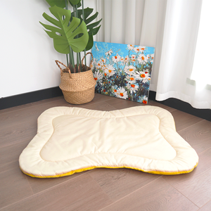 Petopia Hochwertige knochen förmige Hundekot matte 4-Jahreszeiten-Schlafbett mit schaum-und Samt-Haustier bettwäsche - Product Image 2