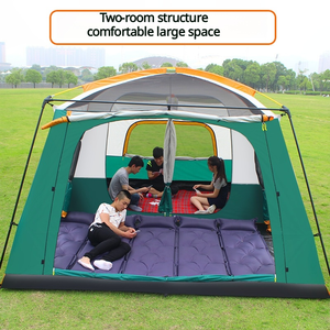 Carpa Impermeable <span class=keywords><strong>de</strong></span> Dos Habitaciones para Fiestas Familiares, Carpa <span class=keywords><strong>de</strong></span> Camping Familiar <span class=keywords><strong>de</strong></span> Lujo para <span class=keywords><strong>Montaña</strong></span> con Toldo - Product Image 4