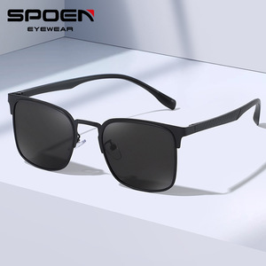 SPOEN Sunglasses Rectangle Polarized UV400 Men Driving <b>Eyewear</b> - Product Image 1