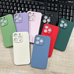 Coque de téléphone antichoc souple en TPU aux couleurs vives pour <span class=keywords><strong>iPhone</strong></span> 17 16 15 <span class=keywords><strong>14</strong></span> 13 12 11 Pro Max - Product Image 1