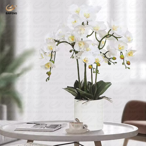 Flores mariposa hogar artificial a granel <span class=keywords><strong>colgante</strong></span> <span class=keywords><strong>Orquidea</strong></span> orquídea para decoración flor artificial al por mayor - Product Image 2