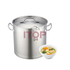 Peralatan Masak Stainless Steel 6L Set Peralatan Dapur Pot Stok Besar Peralatan Memasak Dapur