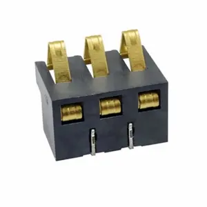 Conector de bateria de 3/4 pinos, pressão positiva, 2.5PH, remendo de soldagem interna, 6.4 altura, coluna de contato, assento macho