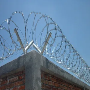 Factory Sales Razor Barbed Wire Mesh Rapid Mobile Security Barrier With Trai For Pakistan