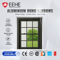 Fenêtres à battants en aluminium EEHE, double vitrage, sur mesure, électriques, pour usage résidentiel
