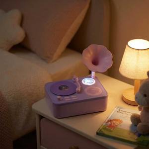 Giradischi <span class=keywords><strong>per</strong></span> Bambini, Giocattolo Educativo a Forma di Grammofono con Dischi Musicali <span class=keywords><strong>per</strong></span> Bambini - Product Image 5