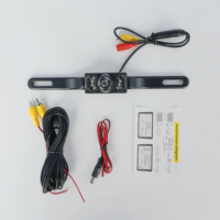 Caméra de recul Deyongwang avec cadre de plaque d'immatriculation long, vision nocturne infrarouge, étanche IP68, AHD HD DC12V ADAS, garantie 1 an