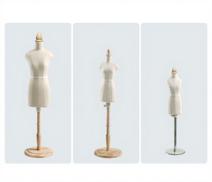 <span class=keywords><strong>Mannequin</strong></span> de <span class=keywords><strong>couture</strong></span> en mousse pour femme adulte, buste, pour la conception de robes de mariée, modèle mini 1/2, économique - Product Image 2