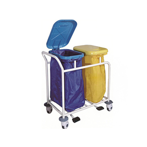 Hoge Kwaliteit Roestvrij Staal Medisch Afval Kar Patiënt <span class=keywords><strong>Trolley</strong></span> Voor Ziekenhuis Gebruik Voor Vuil Linnen Transport - Product Image 4