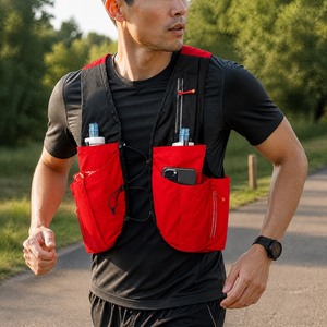Sac à dos de course léger 5L en gros, sac de sport résistant à l'eau pour course en trail, marathon, randonnée, logo personnalisé - Product Image 5