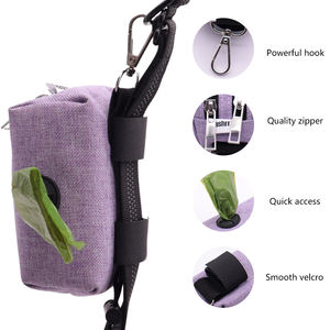 Bolsas para Excremento de Perro Ecológicas e Impermeables de Tela Oxford con Dispensador, Diseño Personalizado con Logotipo, Resistentes a Desechos, Correa Segura para Perros - Product Image 2