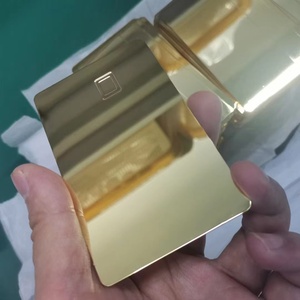 Carte de visite en métal de transfert de chaleur carte de visite en aluminium en métal vierge avec fente pour puce Emv - Product Image 5