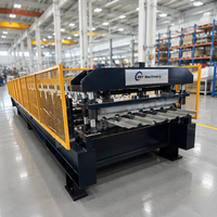 Machine de formage de tôles trapézoïdales entièrement automatique à grande vitesse, production d'usine de haute précision en acier