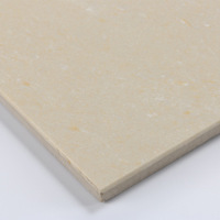 Carreaux de sol en céramique polie vitrifiée poly-cristalline, résistants à l'usure, de style européen moderne, couleur beige cassé, pour chambre/salon