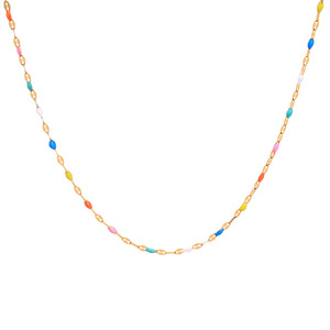 สร้อยคอจี้รูปหยดน้ำมันสีทองสำหรับผู้หญิงชุดสร้อยข้อมือทำมือทำมือ DIY - Product Image 1