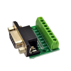 Adaptateur de connecteur DB9 mâle et femelle, borne à vis, 9 broches, 9 trous, carte de conversion RS232 RS485 - Product Image 2