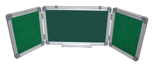 Đồ dùng học tập ba yếu tố gấp Bảng phấn từ hai mặt viết bảng xanh - Product Image 5