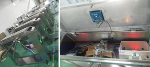 Prix usine trois passages De Temps Biométrique bidirectionnel électromécanique tourniquet à 3 bras - Product Image 3