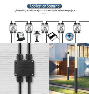 Conector de cajas de conexiones impermeables Ip68 bloque de terminales de cable de alimentación de luz Led serie - Product Image 5