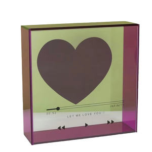 High Performance Acrylic Everlasting Flower <b>Gift</b> <b>Box</b> Transparent Flower <b>Box</b> for Florist - Product Image 1