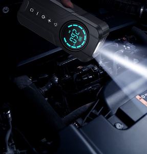 ポータブルカータイヤ空気ポンプジャンプスターターパワーバンクLEDライト45W合計10000mAhリチウムエアコンプレッサーブースター充電器カー用 - Product Image 6