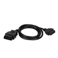 Cable de Extensión de Conector OBD II Personalizado de 16 Pines Macho y Hembra J1962 para Automóvil