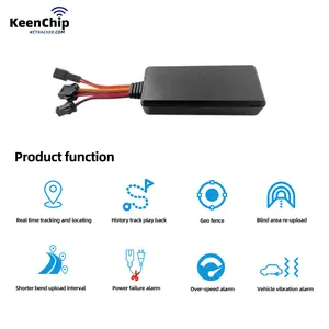 KEENCHIP a buon mercato auto di localizzazione e motore tagliato fuori dispositivo di localizzazione gps dispositivo per moto 4G 8 cablato mini gps tracker