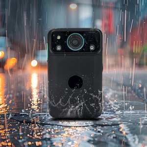 กล้องติดตัว 4G GPS สตรีมสด กล้องคู่ HD CMOS เซ็นเซอร์เลนส์ แบตเตอรี่ 3200mAh กันน้ำ IP67 รองรับ H.265 มองเห็นในเวลากลางคืน รับประกัน 1 ปี ความละเอียด 5MP - Product Image 3