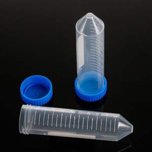 코타우스 LAB 용품 50 ml 플라스틱 시험관 플랫 하단 셀프 스탠딩 나사 뚜껑 원심 분리기 튜브 - Product Image 5