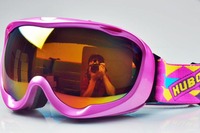 HUBO 122 Designer Sports Eyewear Double Anti-Fog UV400 Lunettes de ski et de snowboard polarisées avec masque de ski Oem pour la myopie