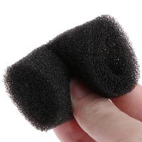 Feuille de mousse en polyuréthane à cellules ouvertes à séchage rapide personnalisée 8-110ppi, mousse filtrante en charbon actif en nid d'abeille ronde