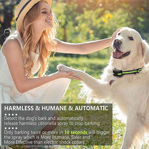 सुरक्षित स्प्रे छाल नियंत्रण कॉलर विरोधी छाल कॉलर कोई छाल पालतू पशु के लिए कुत्तों - Product Image 2