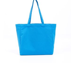 Sacs imprimés avec logo personnalisé, sacs en toile de coton réutilisables portables, sac fourre-tout pour femmes pour le shopping avec des poignées en sangle de coton - Product Image 1