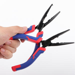 คีมปากแหลมเหล็กโครเมี่ยมวาเนเดียมเกรดอุตสาหกรรม ขนาด 100 มม. ปากหยักกว้าง 1/4 นิ้ว ปลายแหลม หน่วยวัดแบบอิมพีเรียล - Product Image 4