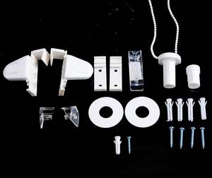 WOLTU Persiana Enrollable Doble Klemmfix Sin Perforación Mármol Gris W 100xH150cm Tirador Lateral Easyfix Translúcido Opaco Impermeable - Product Image 6