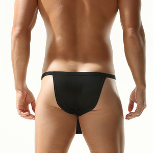 <span class=keywords><strong>Tanga</strong></span> Masculina con Logotipo Personalizado, Estilo <span class=keywords><strong>Micro</strong></span> Pouch, Corte Bajo, Transpirable, Sin Costuras, Sexy, de Tiro Medio para Adultos, para Fiestas Sexuales - Product Image 4