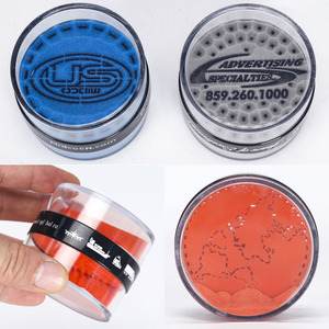 कस्टम ऐक्रेलिक सैंड ग्लोब पेपरवेट 3-इंच गोल फ्लिप ओवर, रेत पैटर्न देखने के लिए सकुरा और गिलहरी लोगो सैंड पेपर वजन - Product Image 4