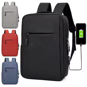 Wholesale New Backpack Laptop Bag Oxford Fabric Waterproof Zipper Customizable Logo Gift Backpack Business Schoolbag With USB