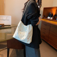 Sacs à main à bandoulière pour femmes avec chaînes Duffle Nouveau grand sac fourre-tout de luxe en toile