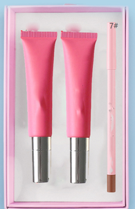 Kit de Labiales 4 en 1 al por Mayor, Marca Privada, Set de Brillo Labial de 100 Colores, Vegano, Delineador de Labios Cremoso, Brillo Labial y Lápiz Labial Sólido - Product Image 3