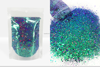 Paillettes mélangées épaisses en polyester résistant aux solvants, écologiques, de qualité supérieure, en gros