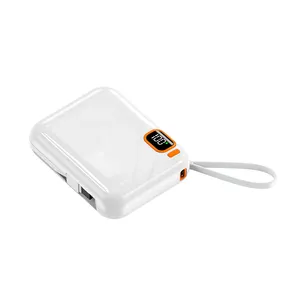 Nuova banca di ricarica intelligente portatile per esterni di tendenza PD22.5W banca di ricarica rapida 10000mAh vendite dirette del produttore Mini di alta qualità