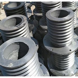 มอเตอร์ไฟฟ้าชนิด B พร้อมพูลเลย์เหล็กหล่อ สายพานวี ดิสก์ร่องคู่ ไนลอน สำหรับส่งกำลัง - Product Image 4