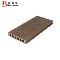 Foshan Nouveau 3d Grain de Bois Pont Bas Prix Bois Plastique Composite Conseil WPC Decking