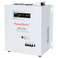 Régulateur de tension automatique monophasé AC Powerhero WSER-2000 5 KVA avec affichage LED et haute efficacité